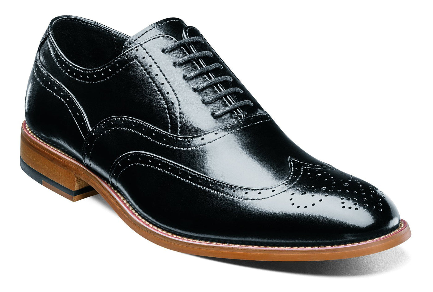 Stacy adams men's dunbar best sale wingtip oxford