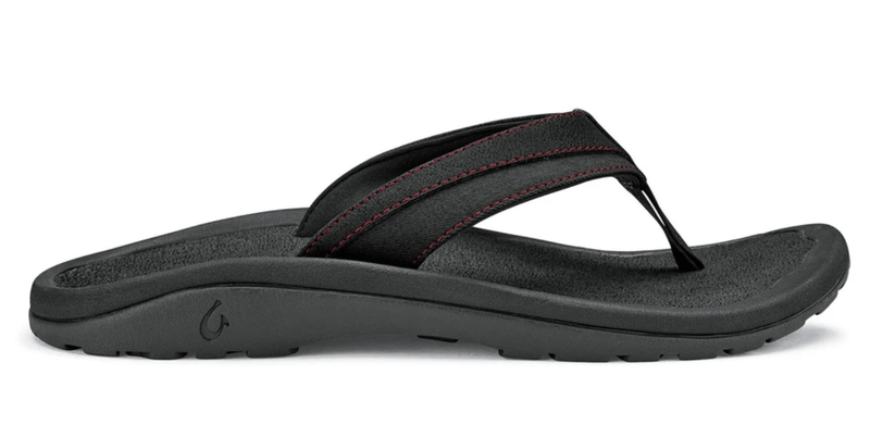 Ohana Koa Men's Beach Sandal in Carbon